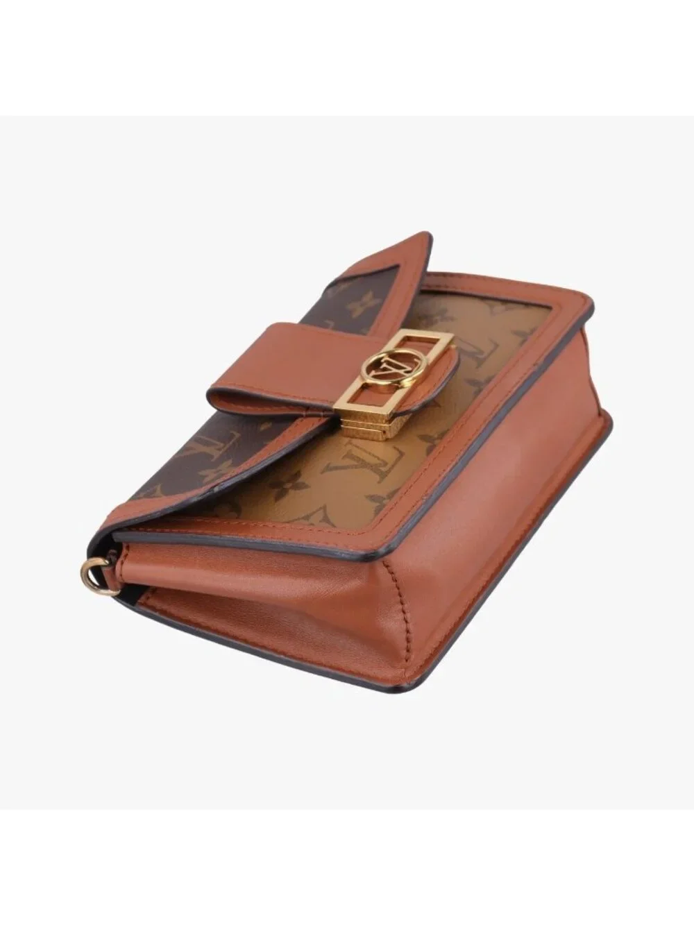 Louis Vuitton Dauphine Monogram Brown Reverse Handbag